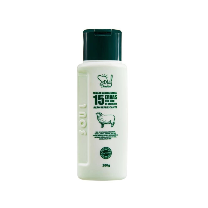 GEL MASSAGEADOR 15 ERVAS 200G SOUL