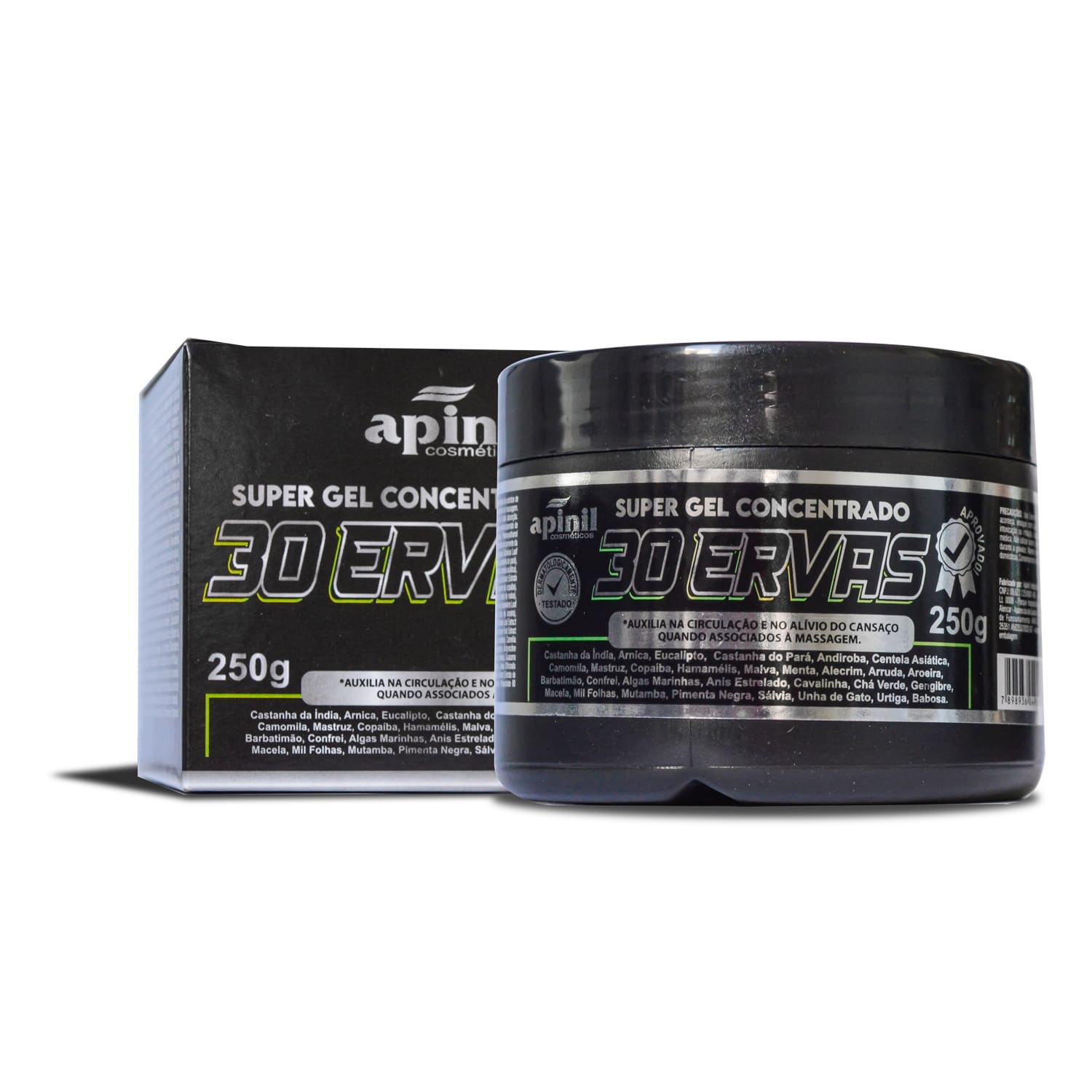 SUPER GEL CONCENTRADO 30 ERVAS 250G APINIL– Bio Cosméticos