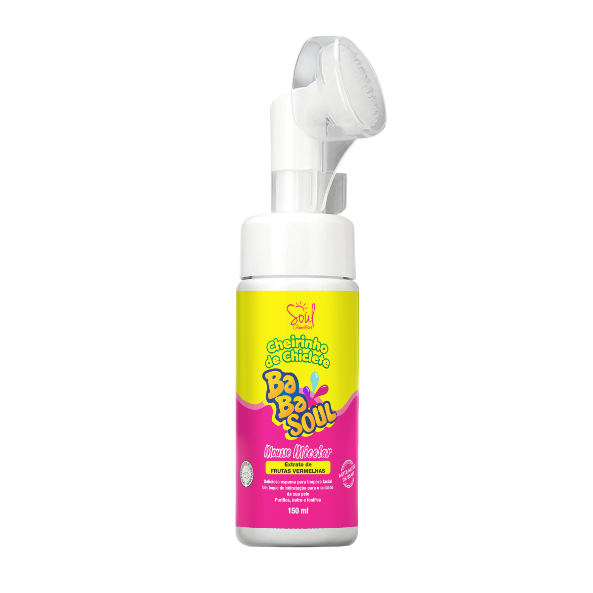 MOUSSE MICELAR BABASOUL TUTTI FRUTTI 150ML SOUL– Bio Cosméticos