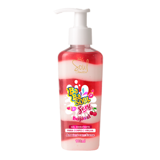 GEL HID BABASOUL SEXY AMARENA C/ CREME 100ML SOUL