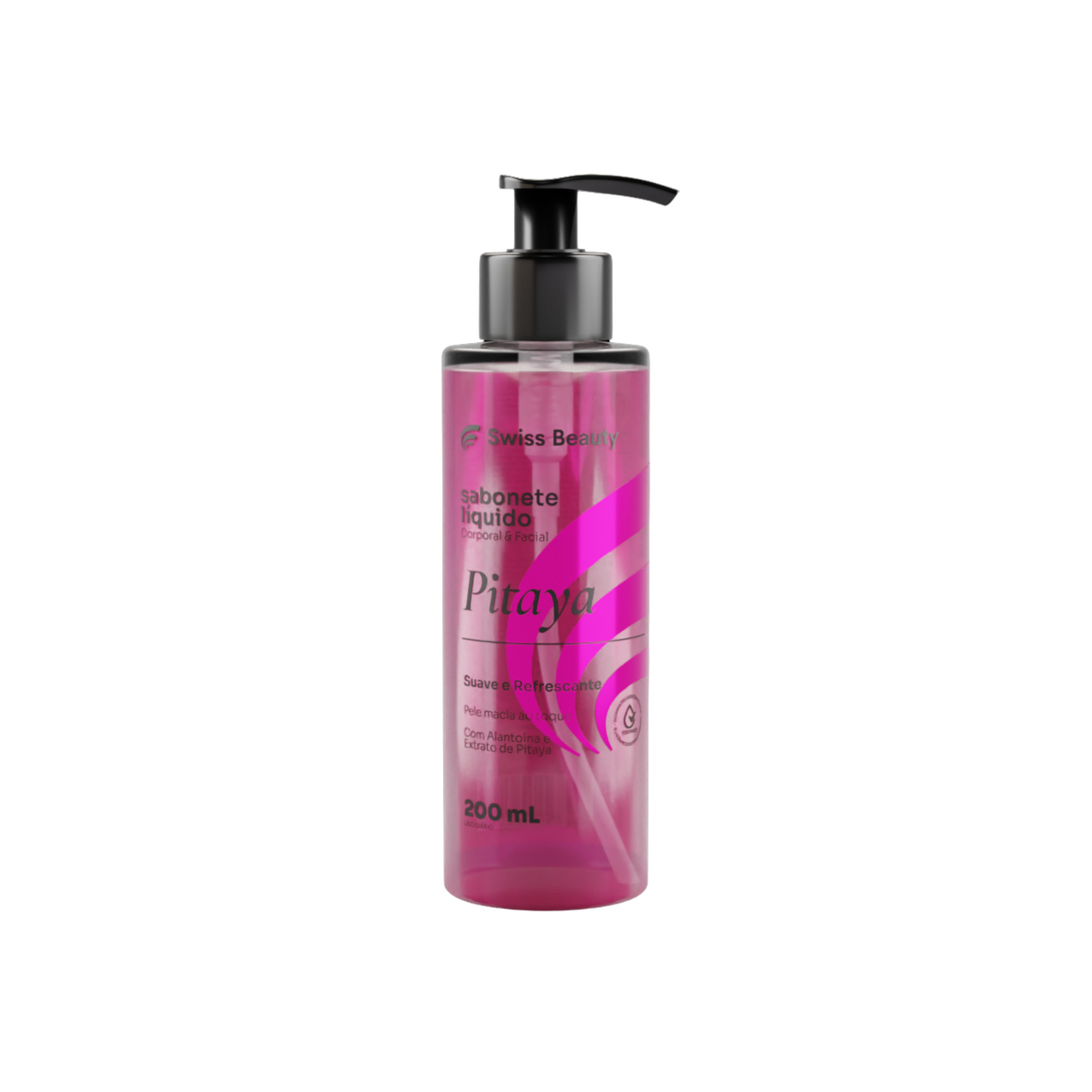 SABONETE LIQUIDO PITAYA 200ML SWISS BEAUTY BELKIT