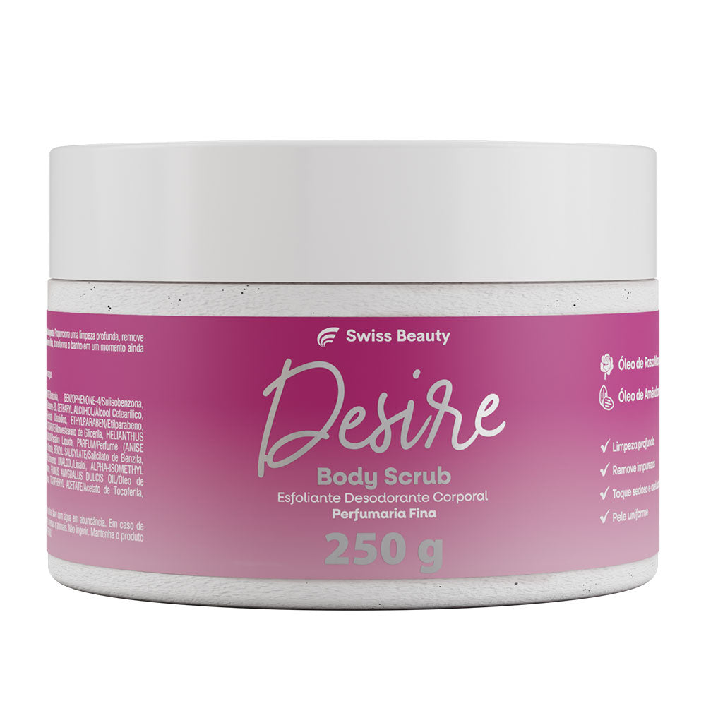ESFOLIANTE DESODORANTE CORPORAL DESIRE 250G SWISS BEAUTY BELKIT