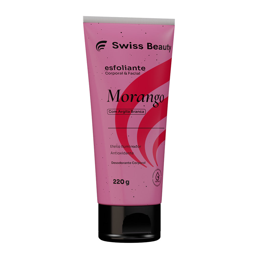 ESFOLIANTE MORANGO 220G SWISS BEAUTY BELKIT