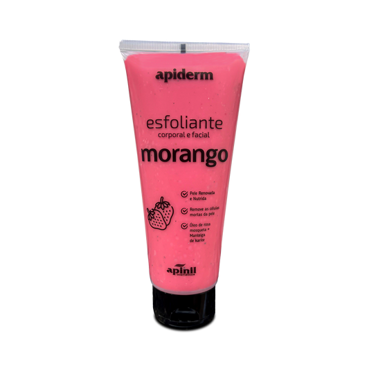 ESFOLIANTE CORPORAL E FACIAL MORANGO 190G APINIL