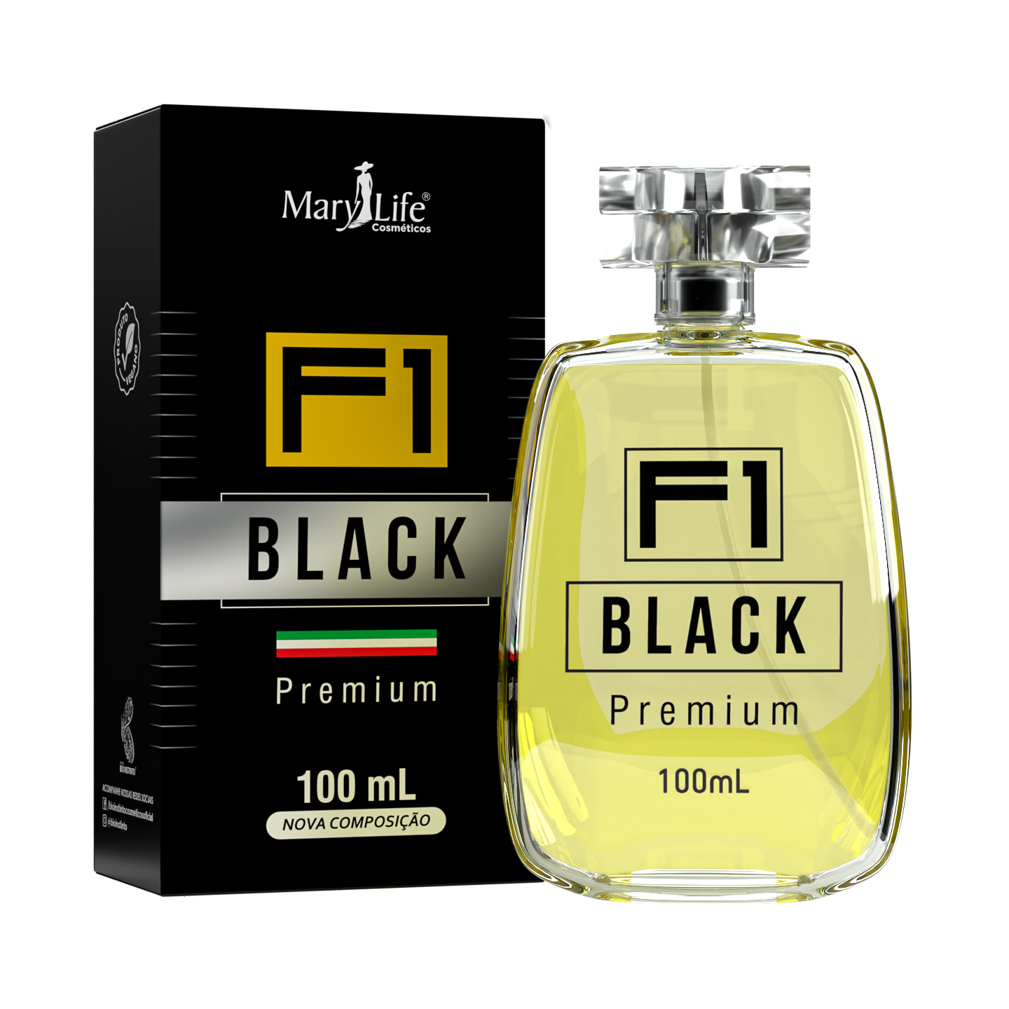 DEO COL. DES. F1 BLACK 100ML MARY LIFE