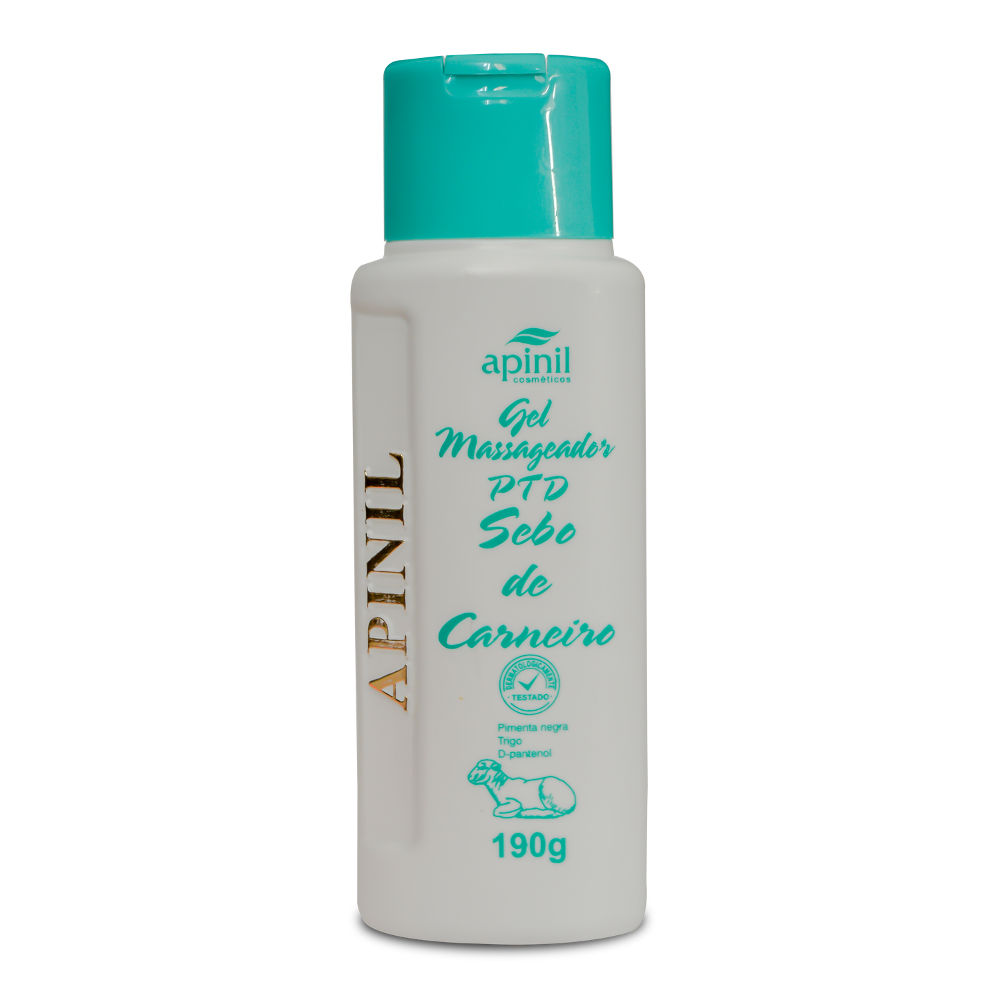 GEL MASSAGEADOR PTD SEBO DE CARNEIRO 190G APINIL