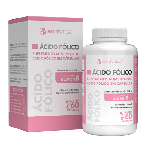 SUPLEMENTO ALIMENTAR ÁCIDO FÓLICO BIOCEUTICA