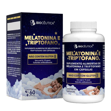 SUPLEMENTO ALIMENTAR MELATONINA E TRIPTOFANO BIOCEUTICA