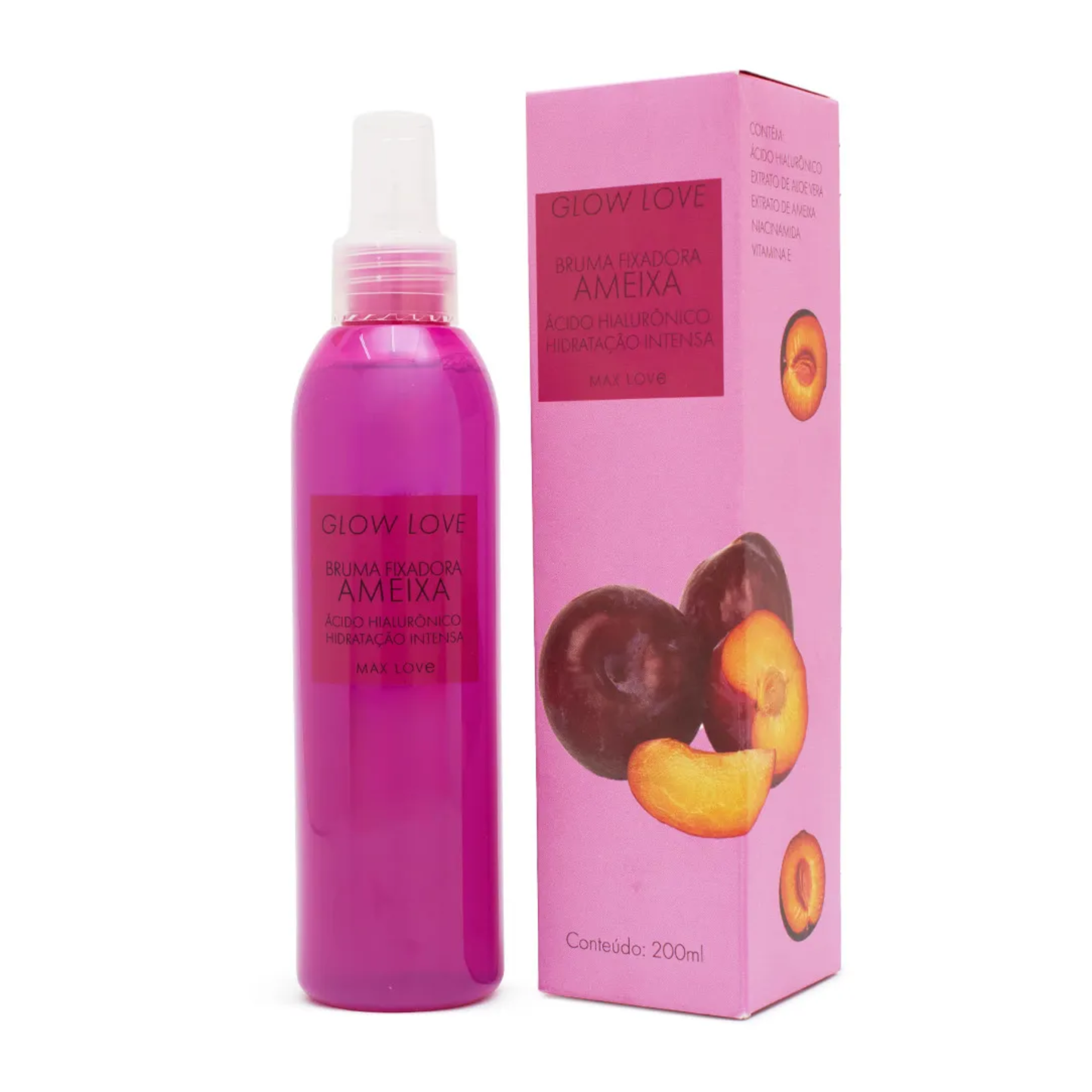 GLOW LOVE BRUMA FIXADORA AMEIXA 200ML MAX LOVE