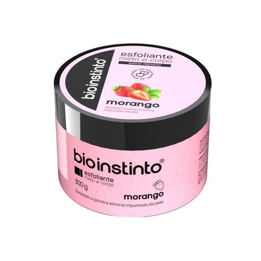 ESFOLIANTE ROSTO E CORPO MORANGO 300G BIO INSTINTO