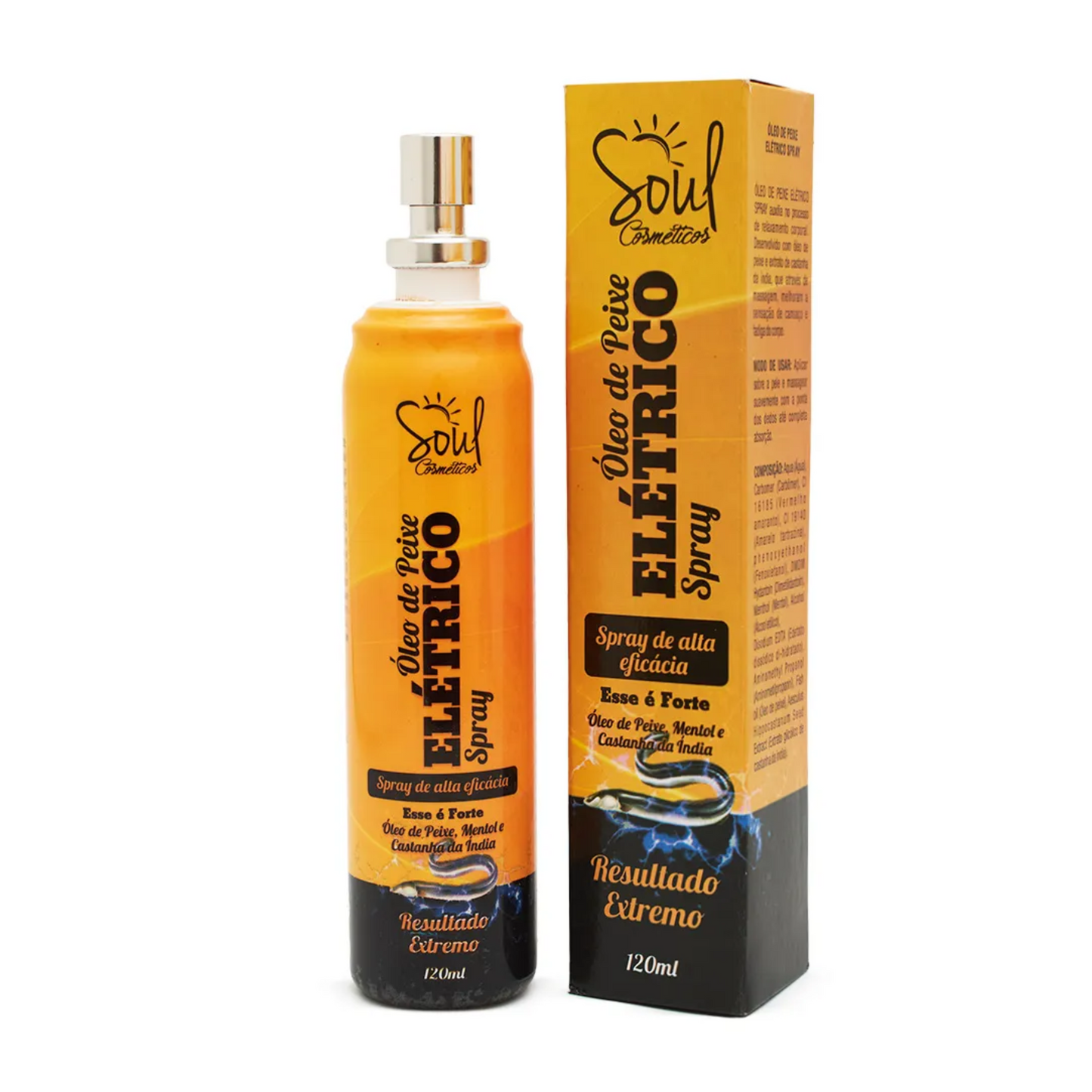 OLEO DE PEIXE ELETRICO SPRAY 120ML SOUL