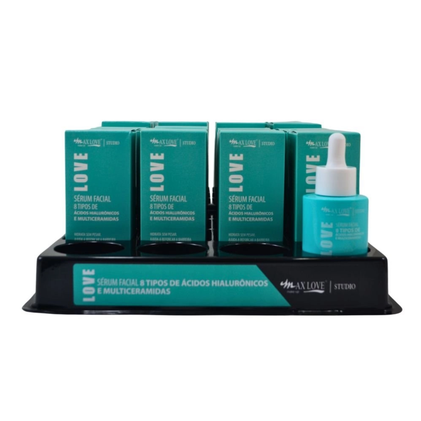 BOX C/ 24 SERUM FACIAL 8 TIPOS 30ML MAX LOVE