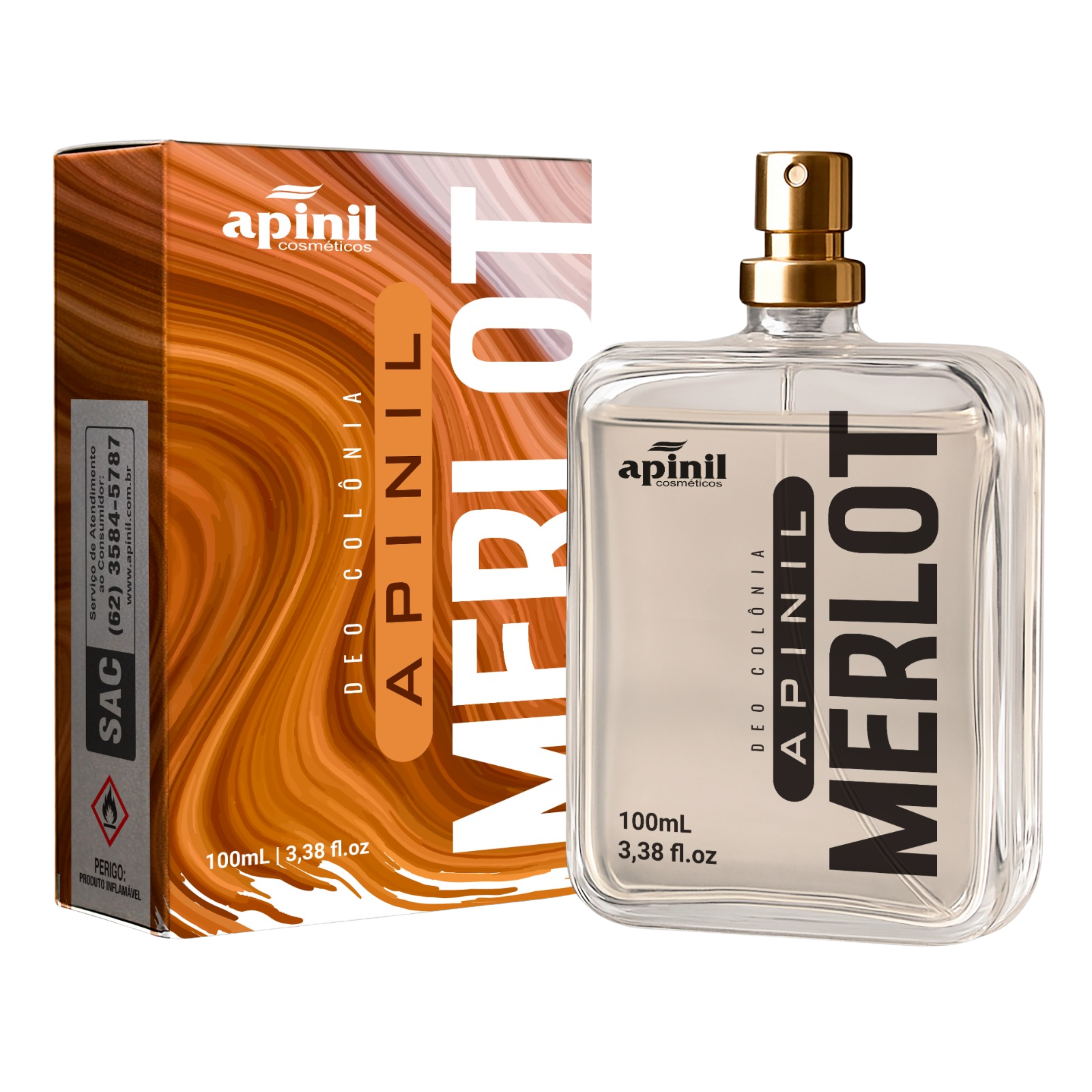 DEO COLONIA MERLOT 100ML APINIL– Bio Cosméticos Distribuidora