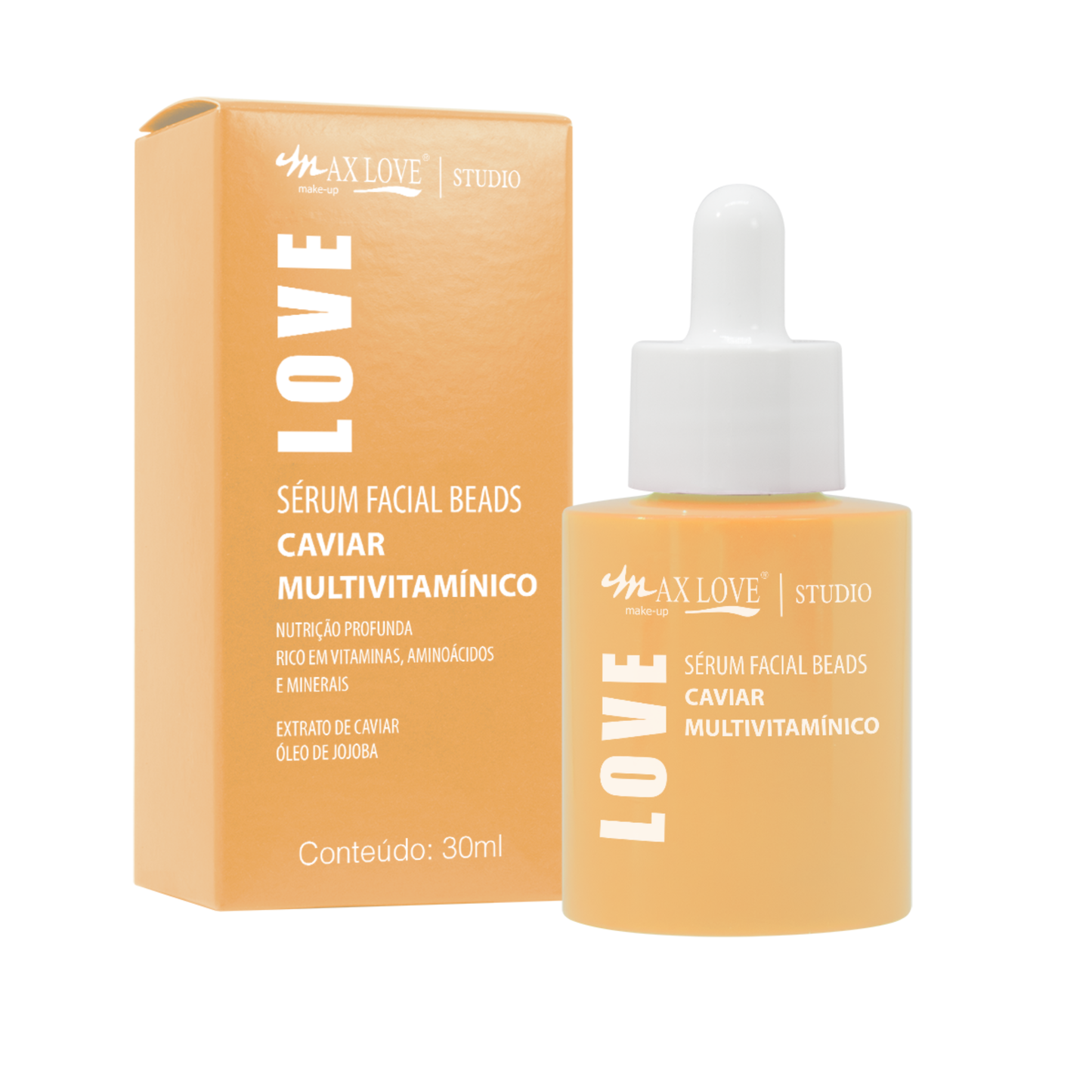 SERUM FACIAL CAVIAR MULTIVITAMINICO 30ML MAX LOVE