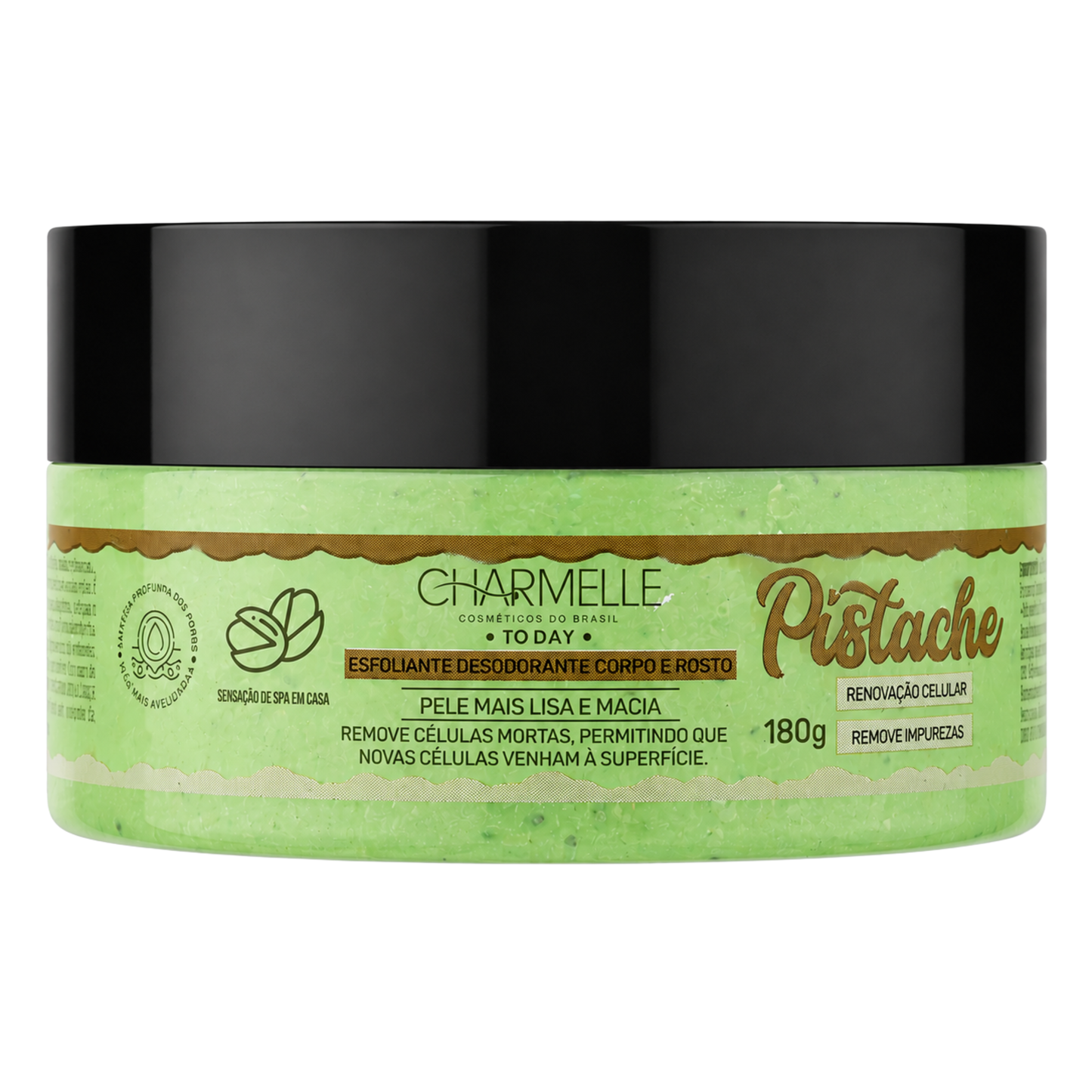 ESFOLIANTE CORPO E ROSTO PISTACHE TO DAY 180G CHARMELLE