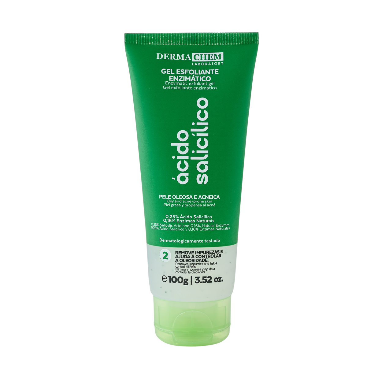 GEL ESFOLIANTE FACIAL ENZIMATICO ACIDO SALICILICO 100G DERMACHEM