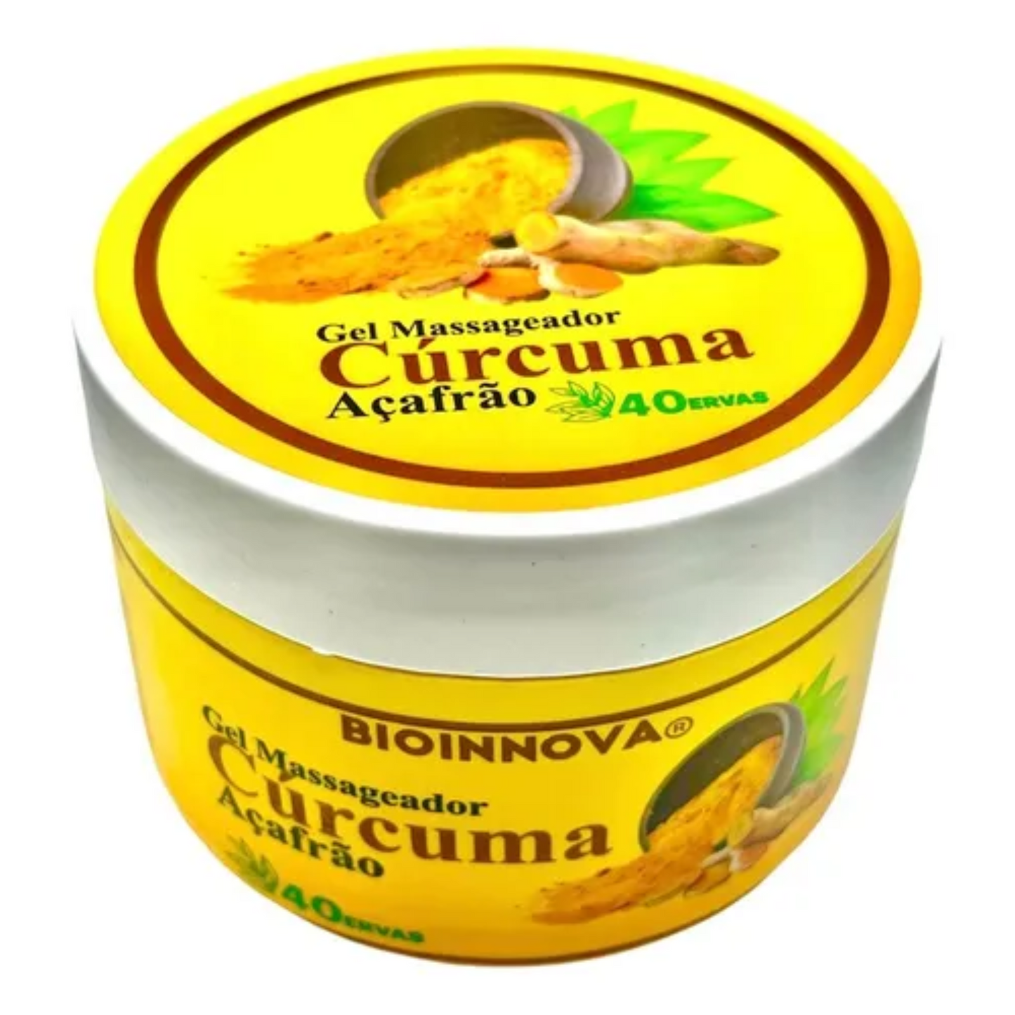 GEL MASSAGEADOR CURCUMA 40 ERVAS 250G BIOINNOVA