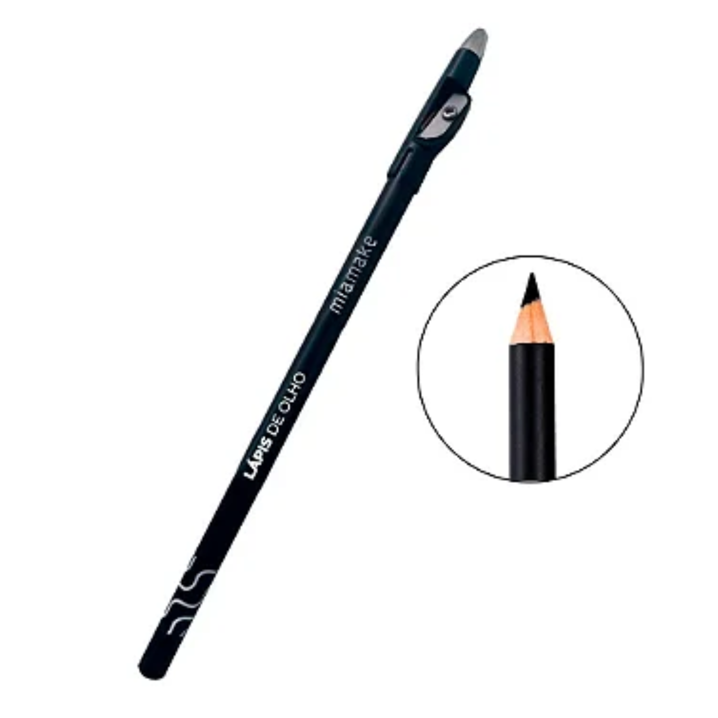 BOX C/ 12 LAPIS DE OLHOS C/APONTADOR PRETO MIAMAKE