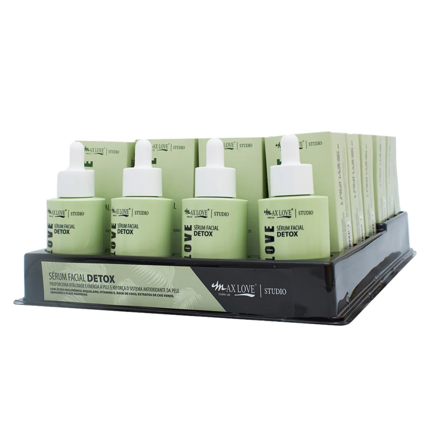 BOX C/ 24 SERUM FACIAL DETOX 30ML MAX LOVE
