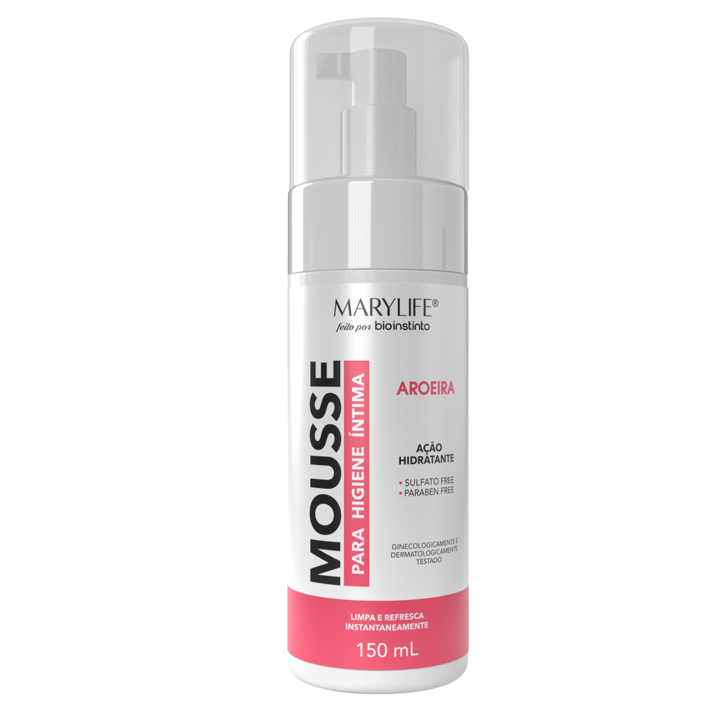 MOUSSE PARA HIGIENE INTIMA AROEIRA 150ML MARY LIFE