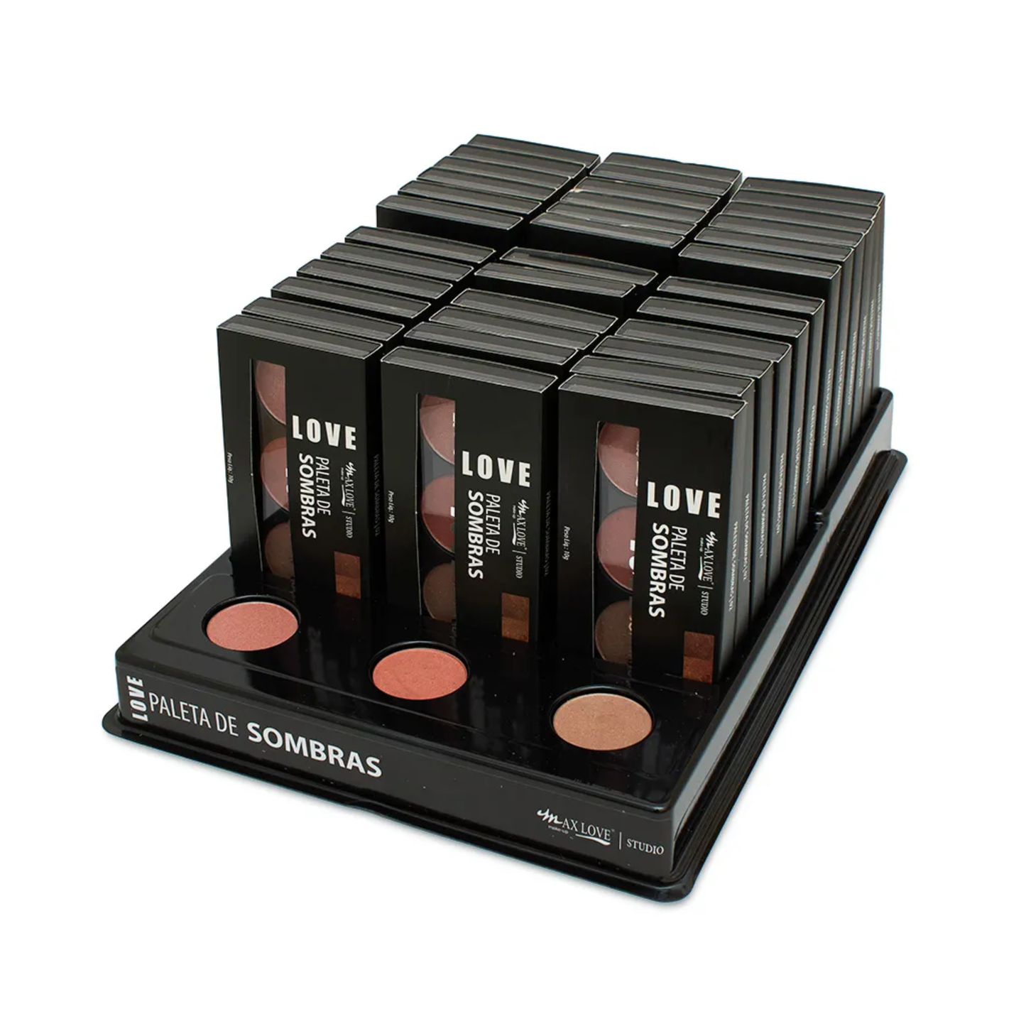 BOX C/ 36 PALETA DE SOMBRAS 002 10G MAX LOVE