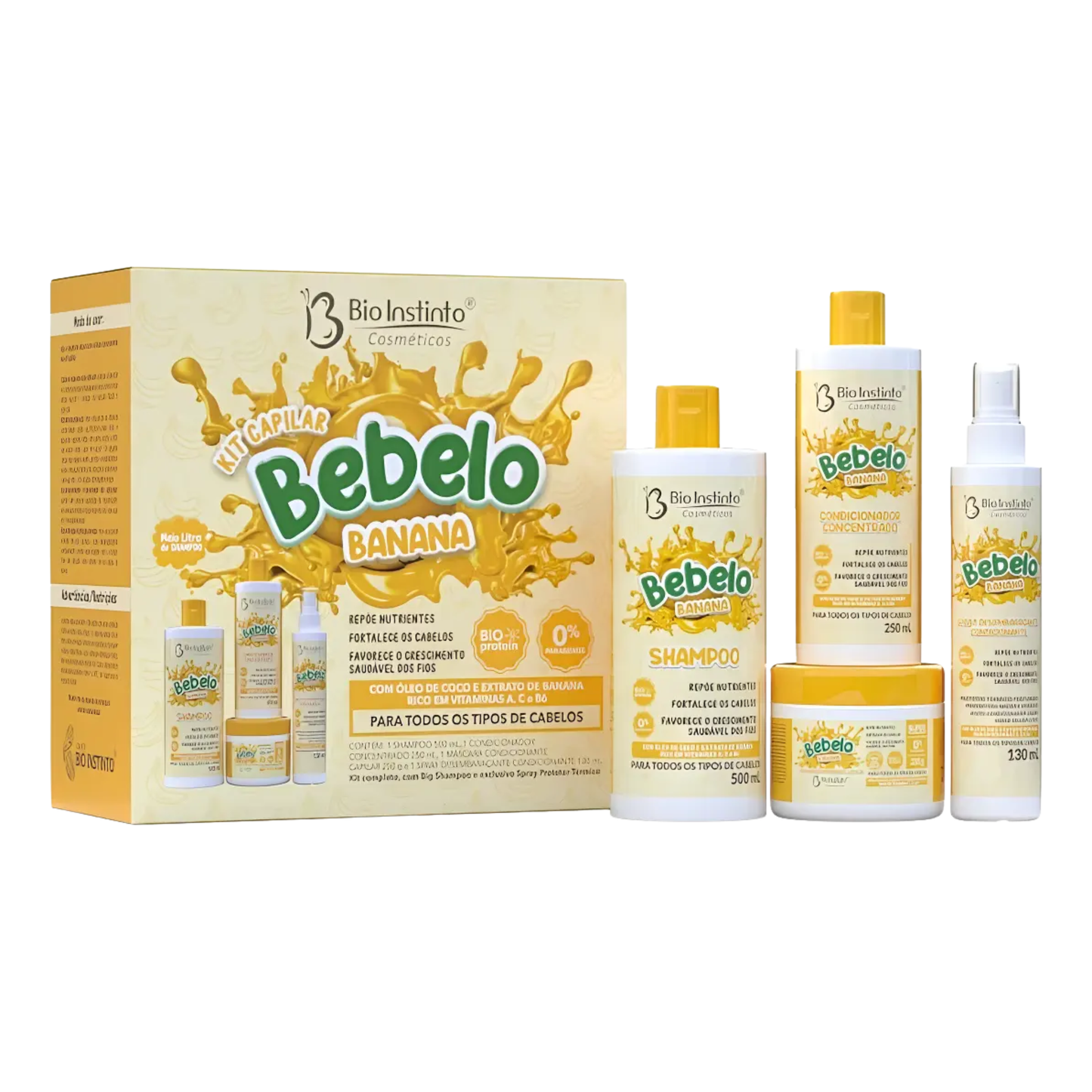 KIT BEBELO BANANA 4 ITENS BIO INSTINTO