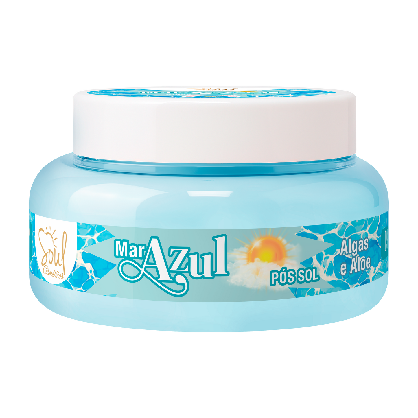 GELEIA CORPORAL MAR AZUL 190G SOUL