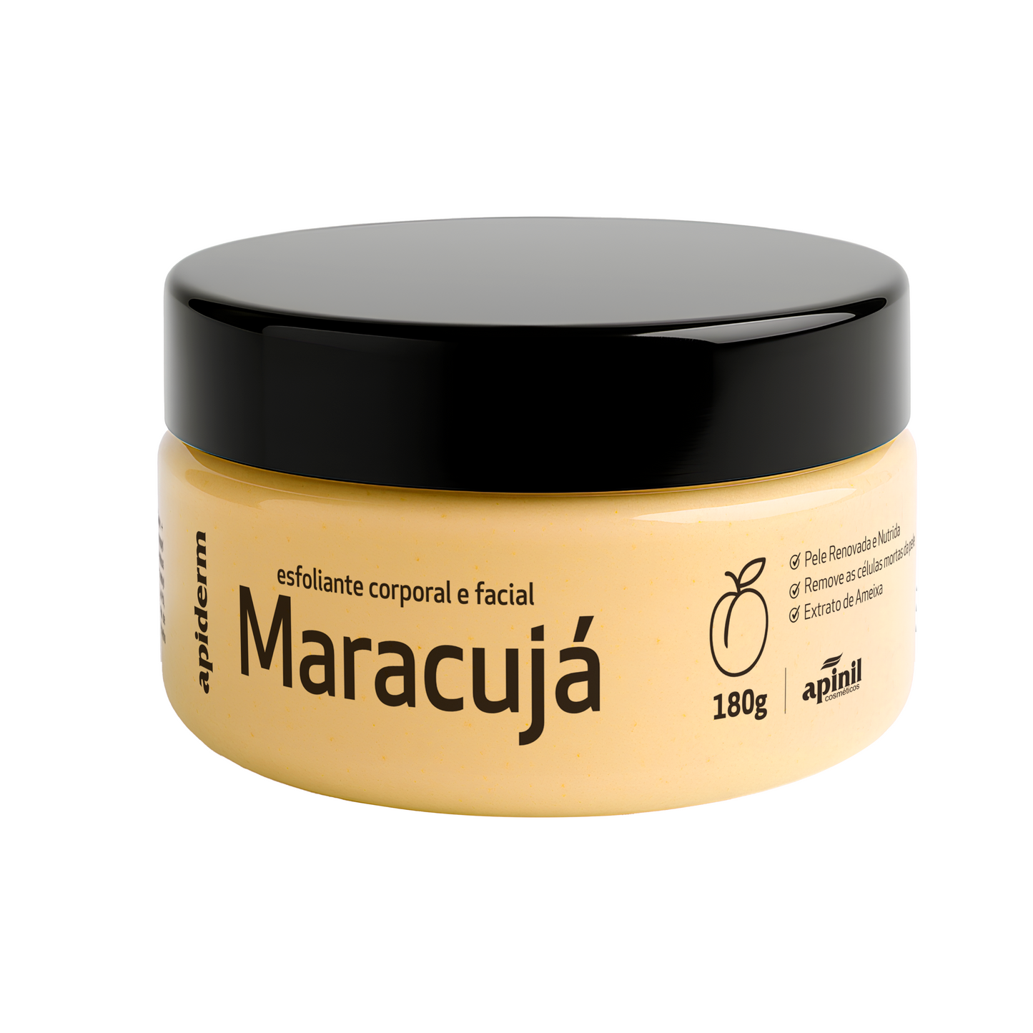ESFOLIANTE CORPORAL E FACIAL MARACUJA 180G APINIL
