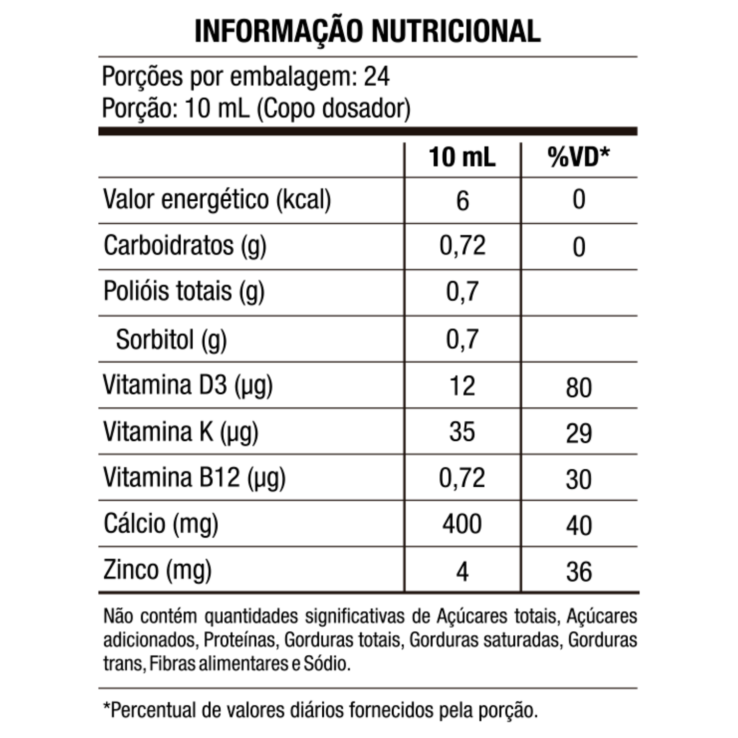 SUPLEMENTO ALIMENTAR EM SUSPENSAO CALCIO + SABOR TUTTI FRUTTI 240ML BIOCEUTICA