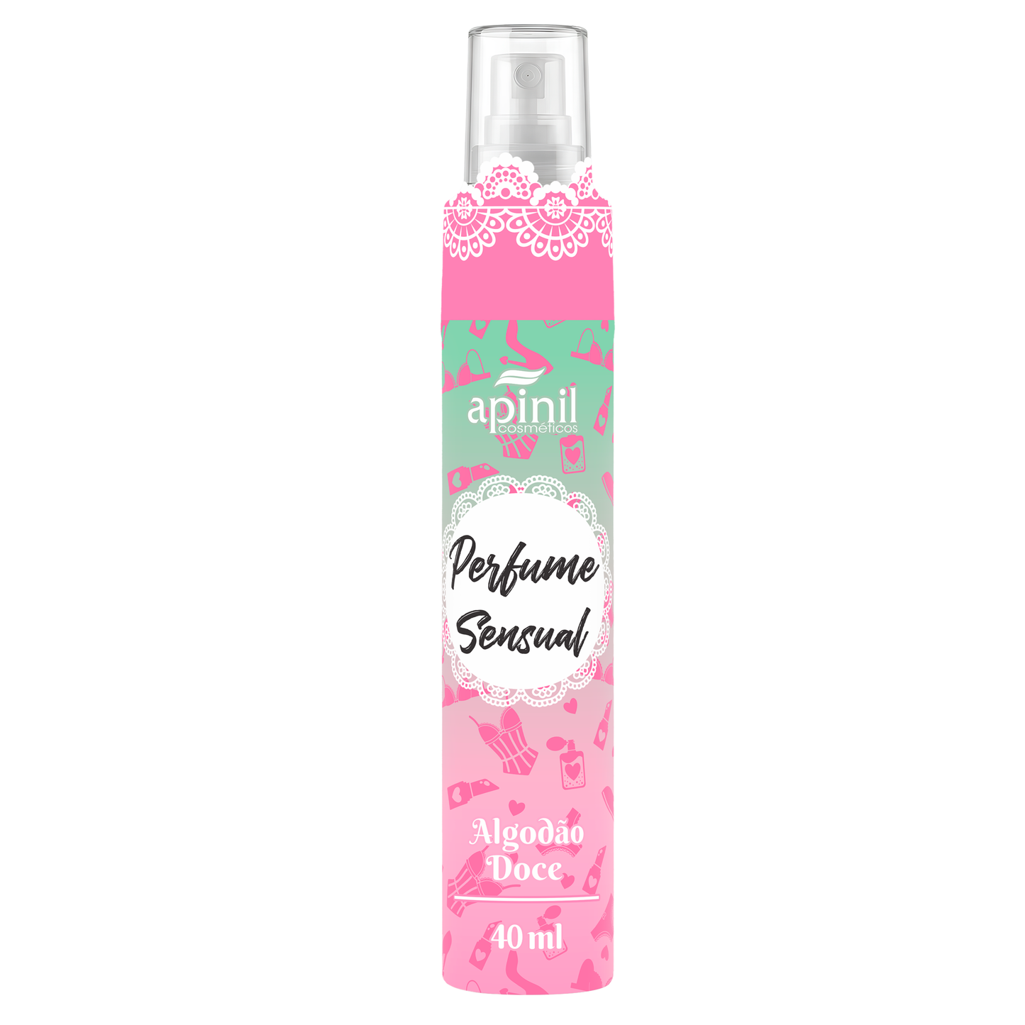 PERFUME SENSUAL ALGODAO DOCE 40ML APINIL
