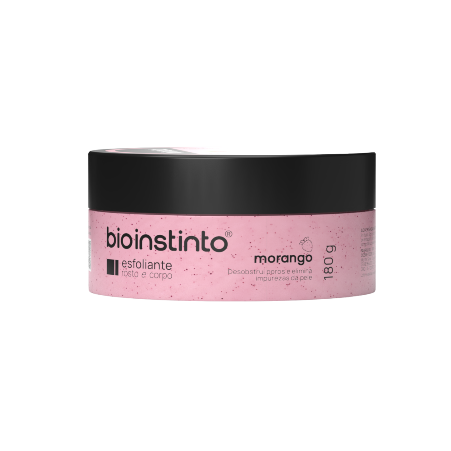 ESFOLIANTE ROSTO E CORPO MORANGO 180G BIO INSTINTO