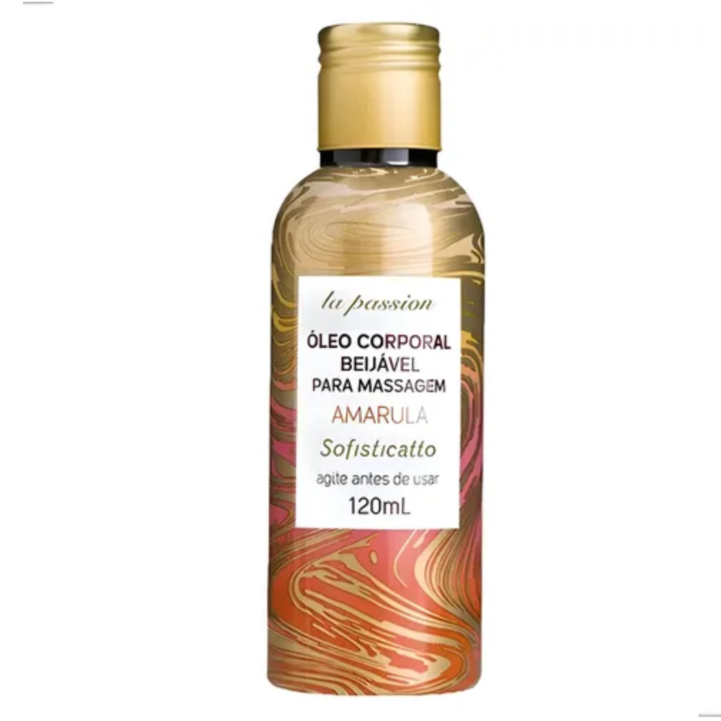 OLEO BEIJAVEL MASSAGEADOR CORPORAL AMARULA 120ML SOFISTICATTO