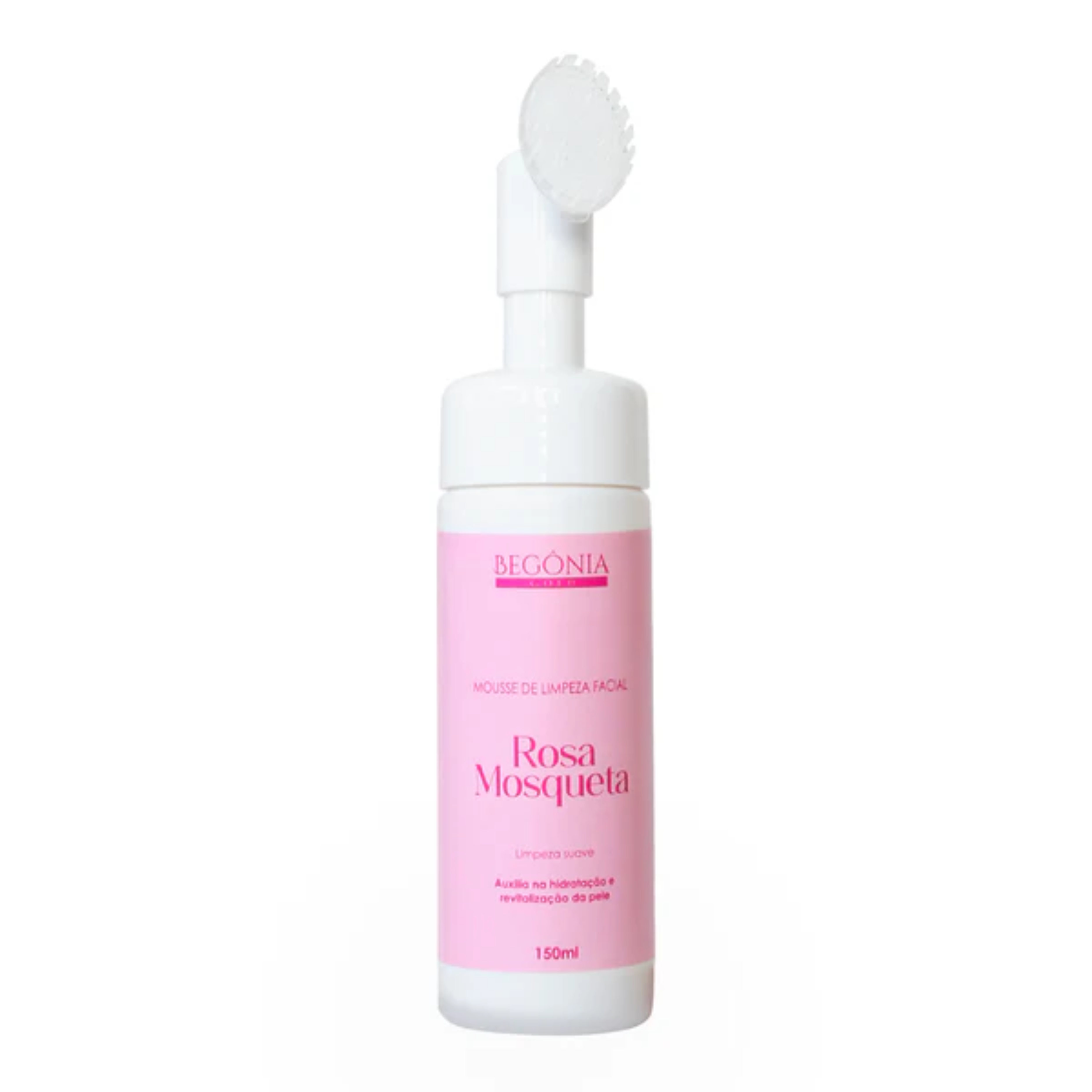 MOUSSE DE LIMPEZA FACIAL ROSA MOSQUETA BEGONIA– Bio Cosméticos