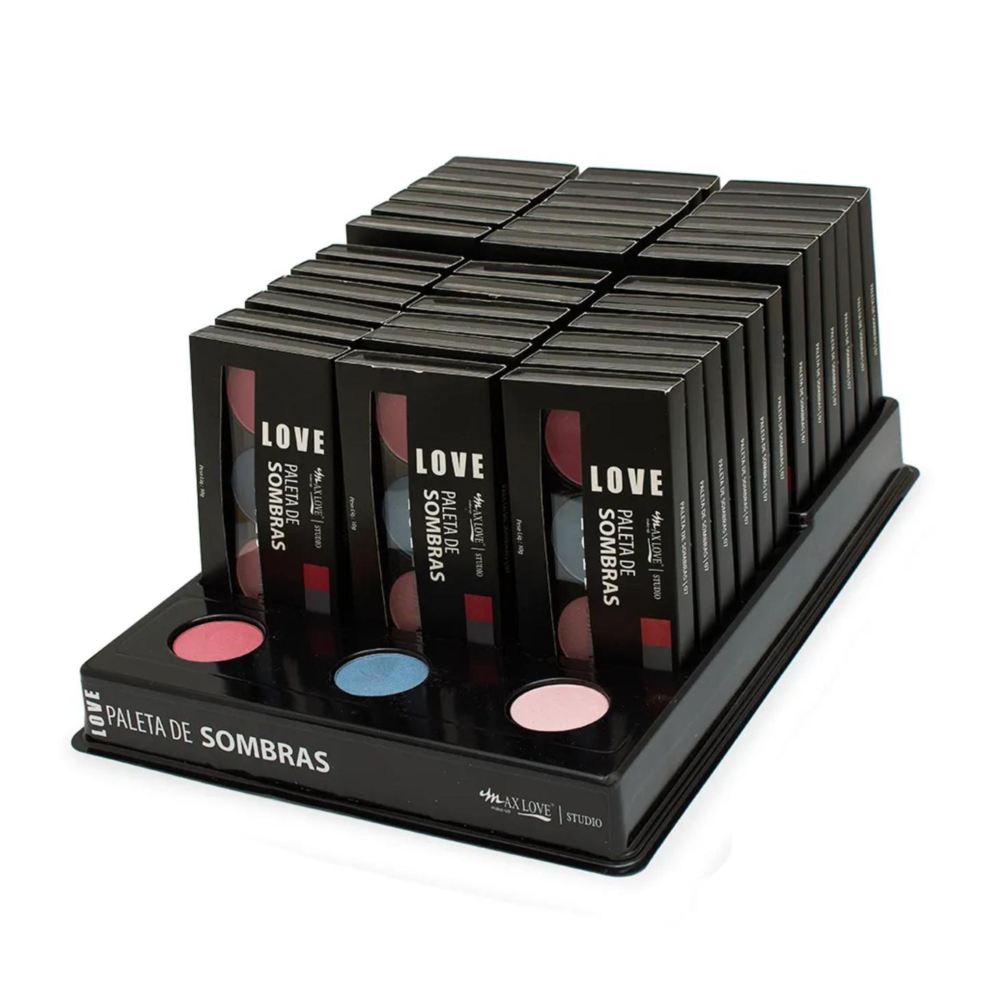 BOX C/ 36 PALETA DE SOMBRAS 007 10G MAX LOVE