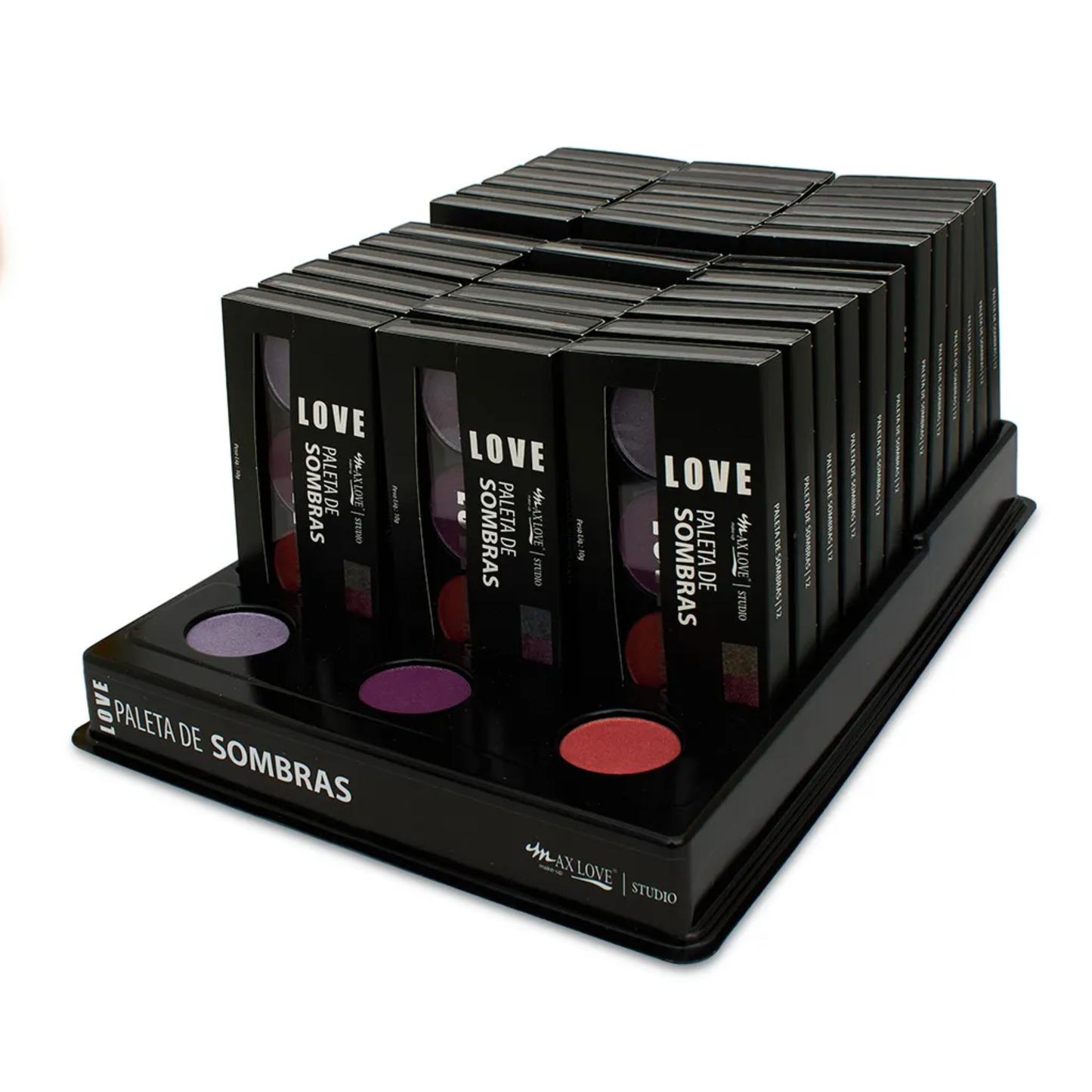 BOX C/ 36 PALETA DE SOMBRAS 012 10G MAX LOVE