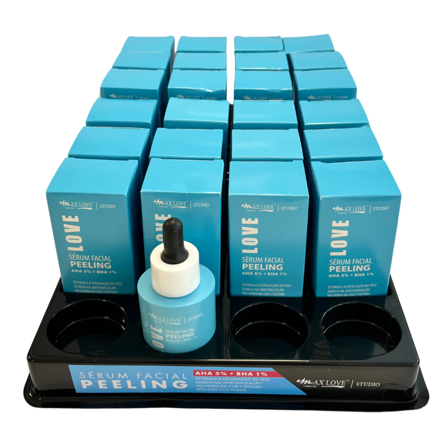 BOX C/ 24 SERUM FACIAL PEELING 30ML MAX LOVE