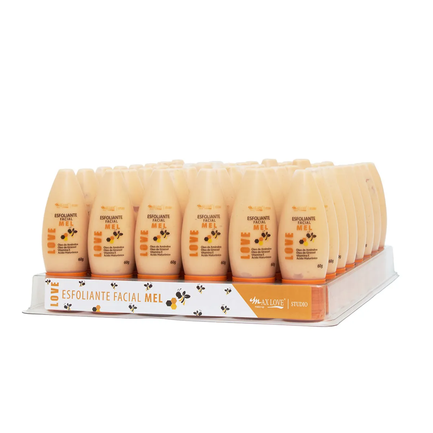 BOX C/48 ESFOLIANTE FACIAL MEL 60G MAX LOVE