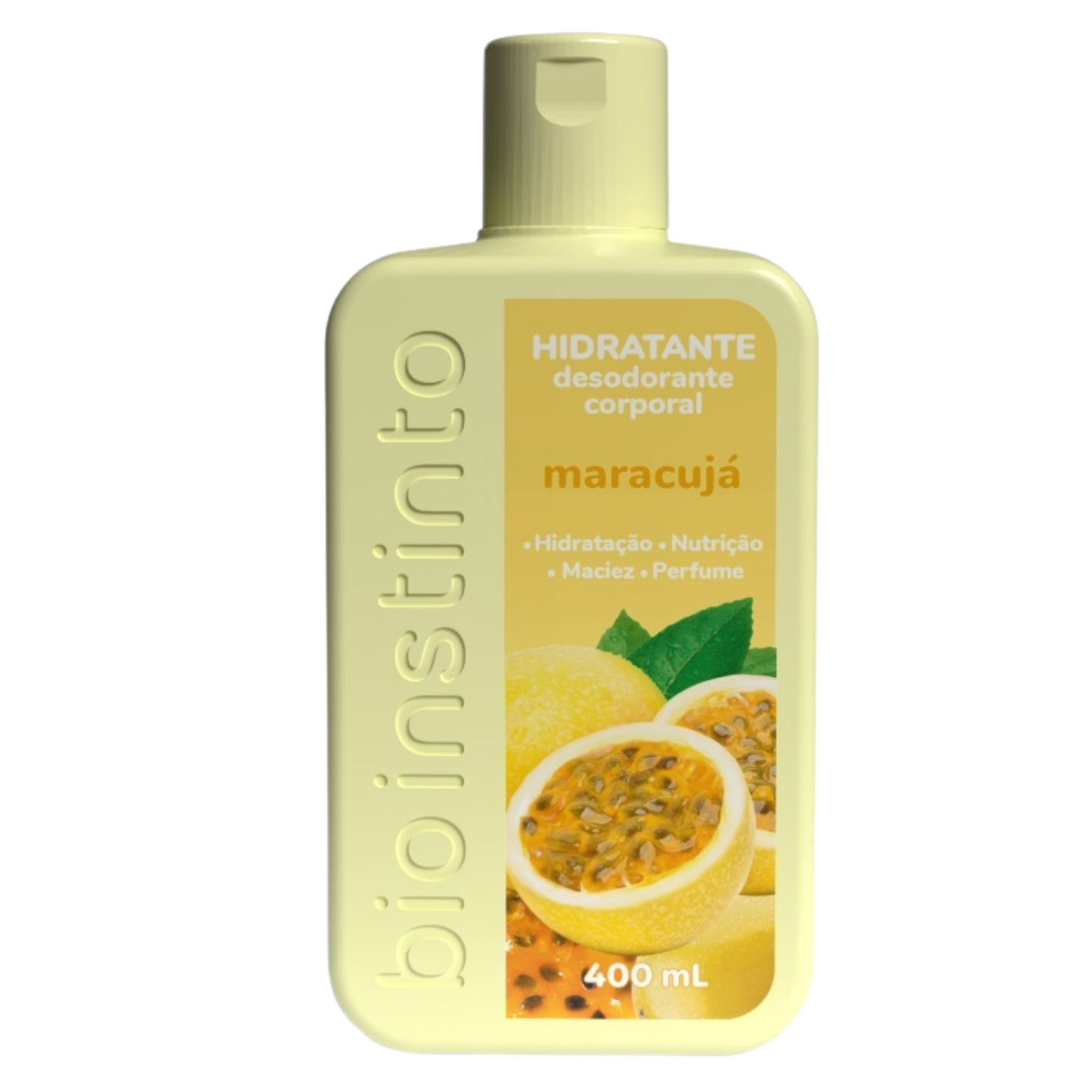 HIDRATANTE DESODORANTE CORPORAL MARACUJA 400ML BIO INSTINTO