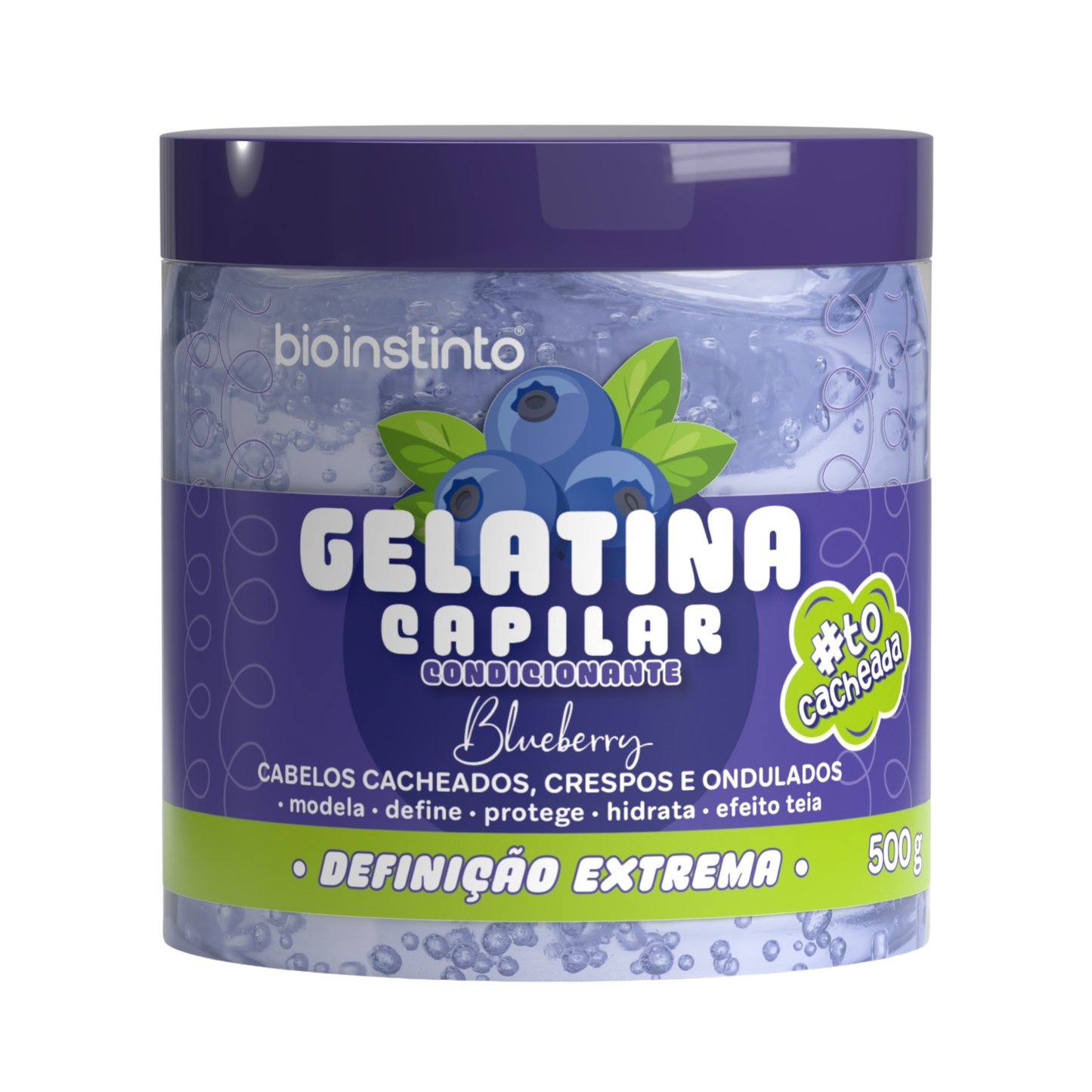 GELATINA CONDICIONANTE CAPILAR BLUEBERRY 500G BIO INSTINTO