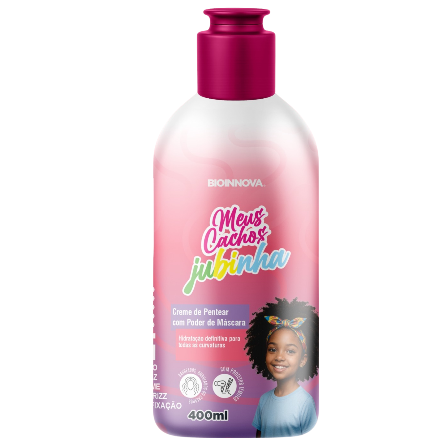 CREME DE PENTEAR MEUS CACHOS JUBINHA 400ML BIOINNOVA