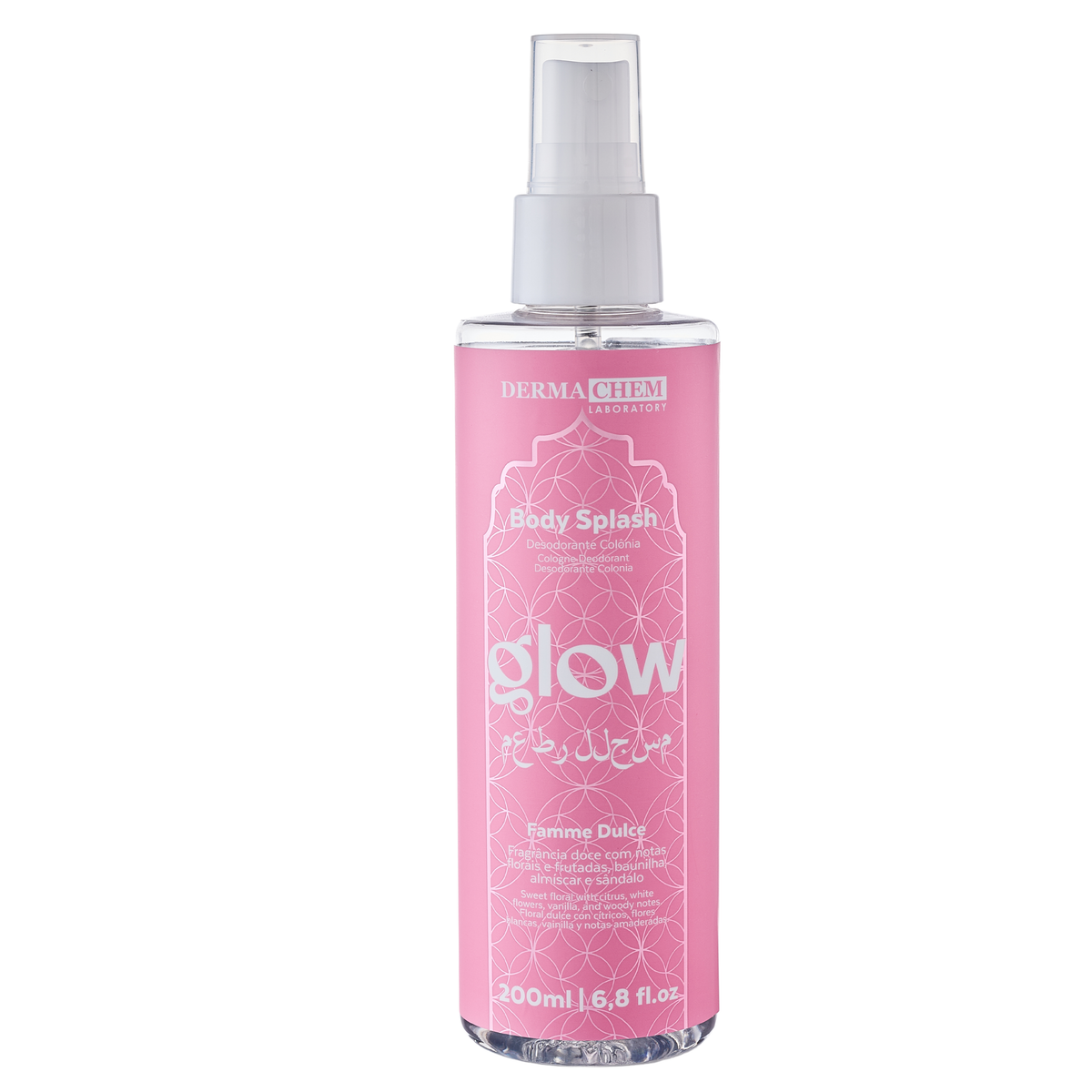 BODY SPLASH GLOW FAMME DULCE 200ML DERMACHEM