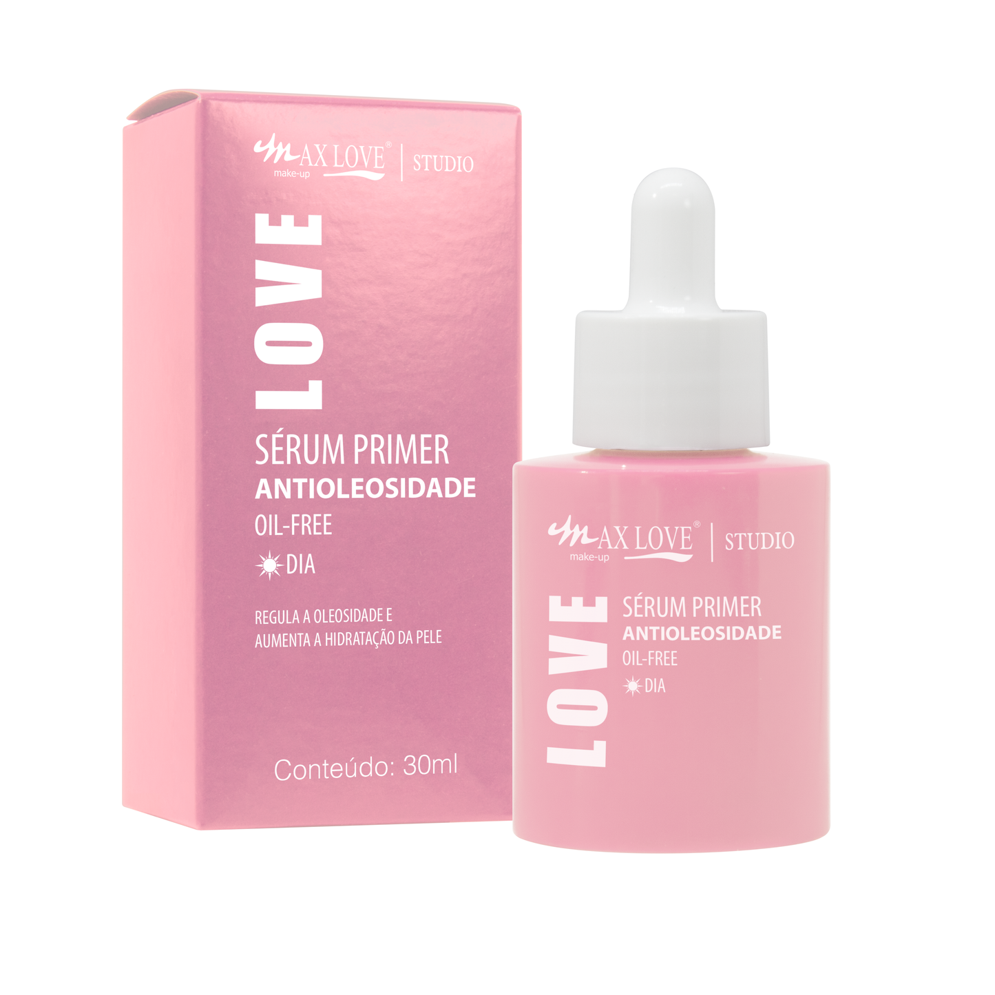 BOX C/ 24 SERUM ANTIOLEOSIDADE DIA 30ML MAX LOVE