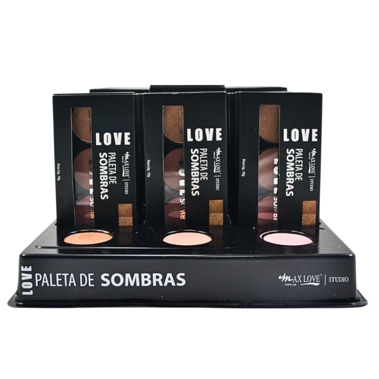 BOX C/ 36 PALETA DE SOMBRAS 011 10G MAX LOVE