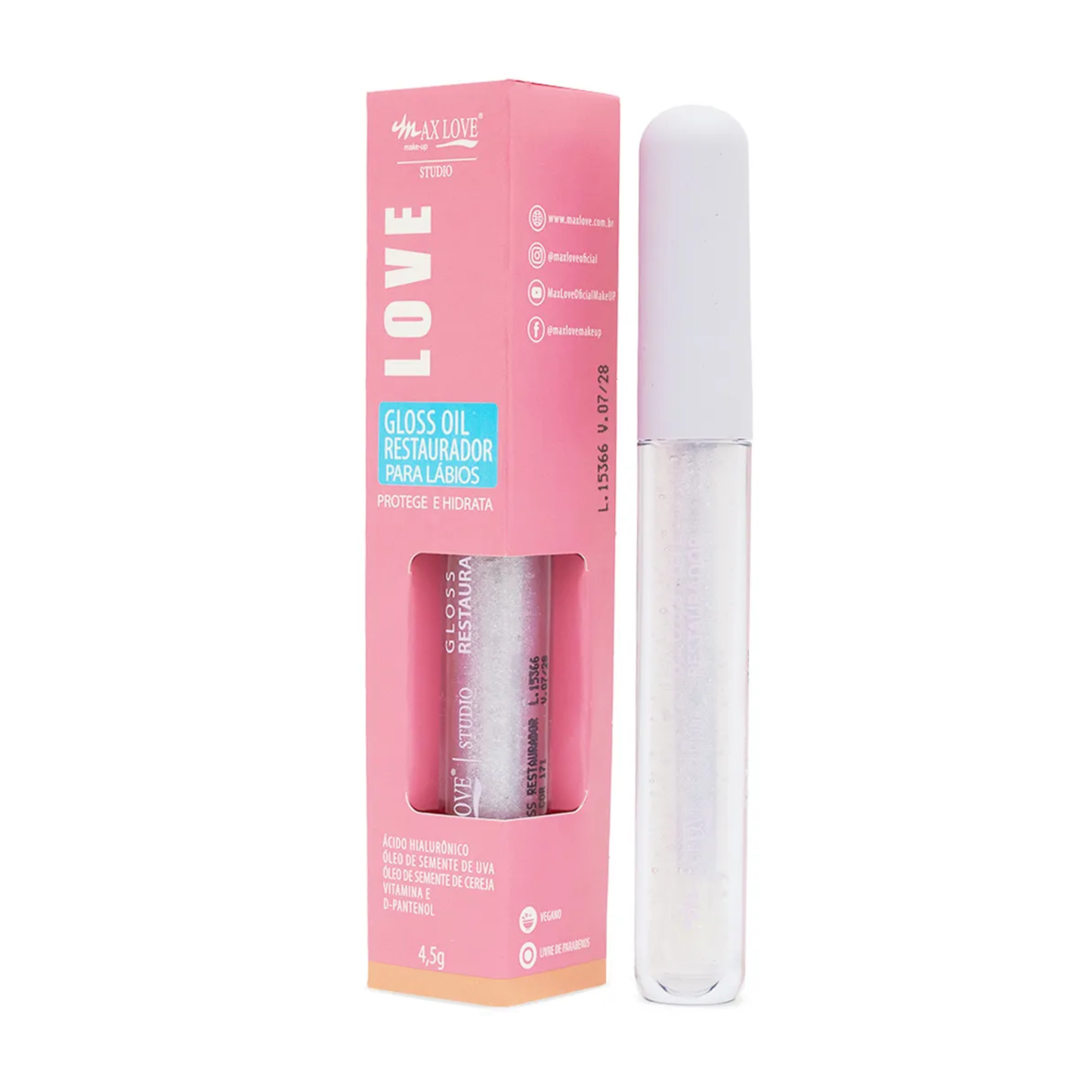 GLOSS OIL RESTAURADOR PARA LABIOS 171 4,5G MAX LOVE