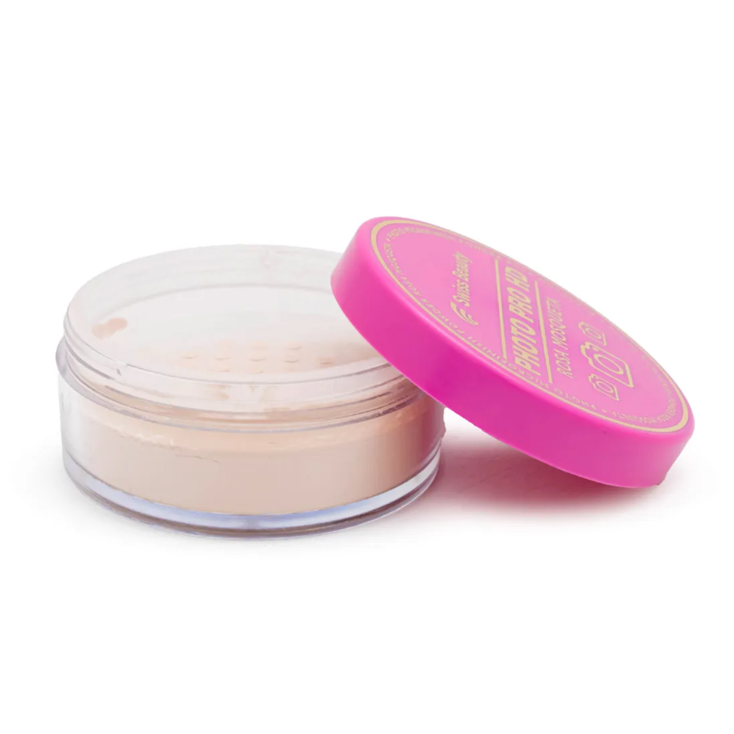 BOX C/ 24 PO FACIAL PHOTO PRO HD ROSA MOSQUETA 10G SWISS BEAUTY BELKIT