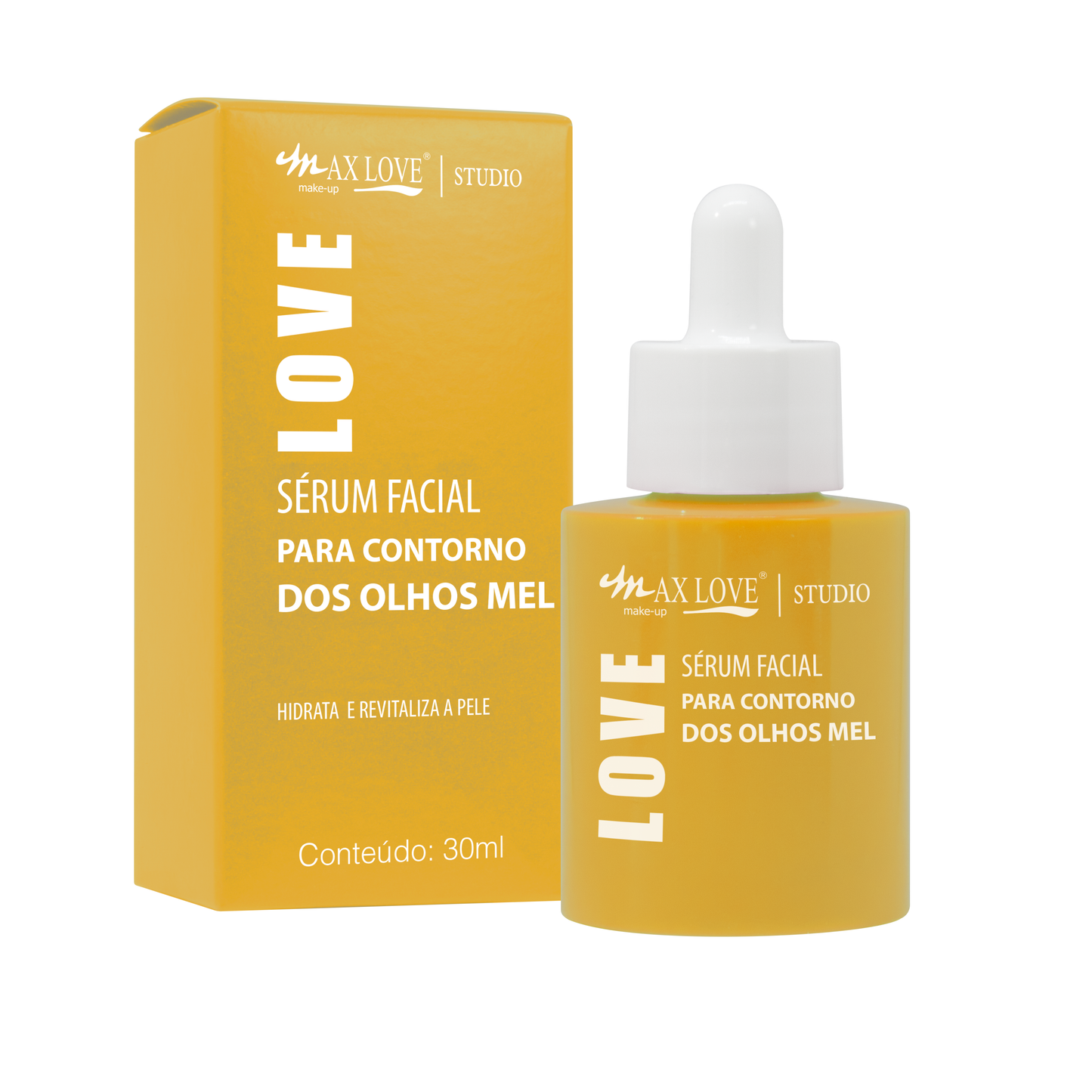SERUM FACIAL CONTORNO OLHOS MEL 30ML MAX LOVE