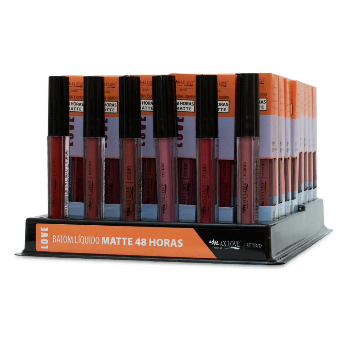 BOX C/ 48 BATOM 48H MATTE 274 AO 279 4ML MAX LOVE