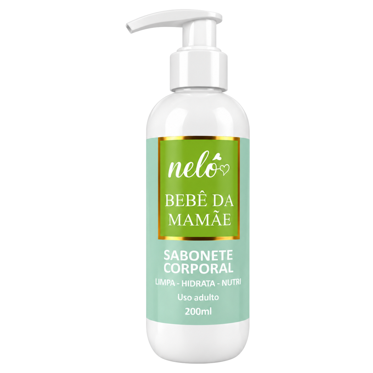 SABONETE CORPORAL BEBE DA MAMAE 200ML NELÔ