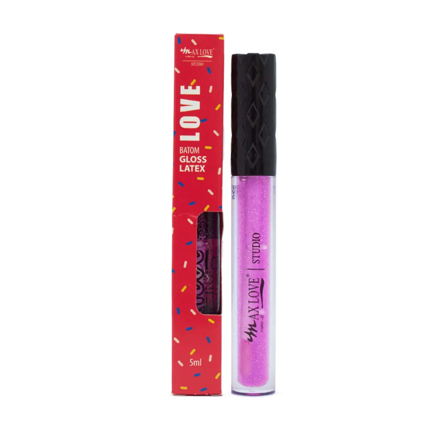 BOX C/ 48 GLOSS LABIAL LATEX 27 5ML MAX LOVE