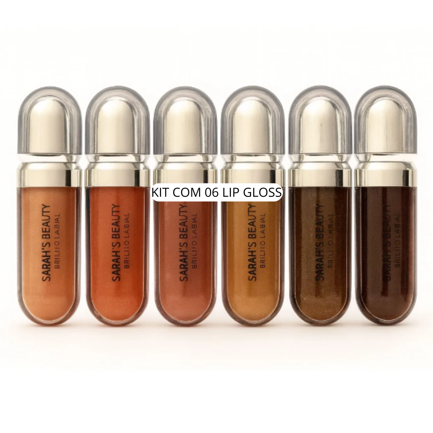 KIT C/ 06 LIP GLOSS KIKO 01 AO 06 S6131 SARAHSBEAUTY